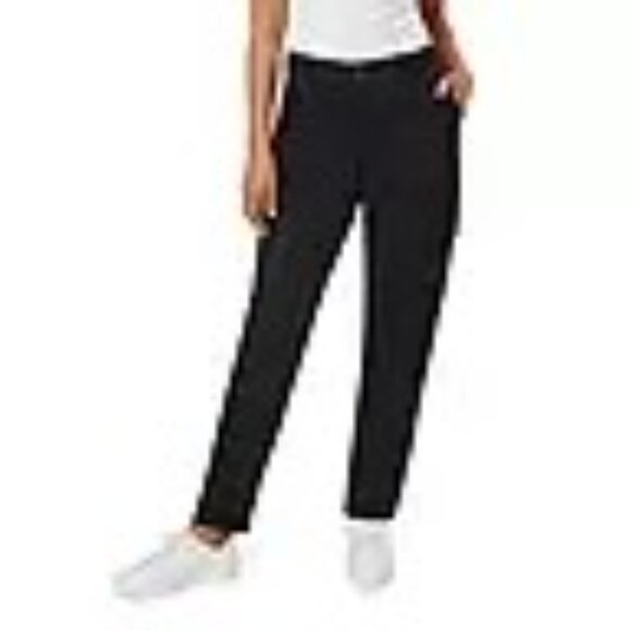 Lands' End‎ Women's Cargo Chino Black Pant size 8 NWT - Picture 2 of 9
